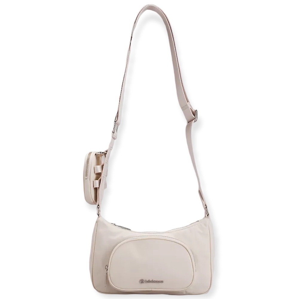 Lululemon Crossbody with Nano Pouch White Opal Rare